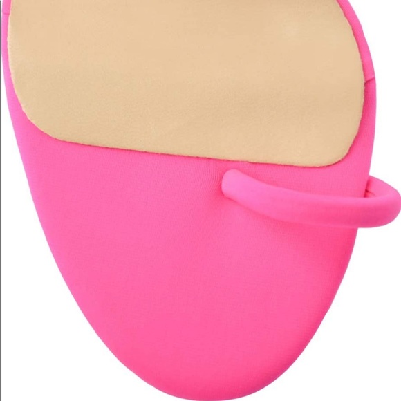 NWOT- Hot Pink OnlyMaker Stiletto Mules - SZ 36 (6 US) - Picture 4 of 5